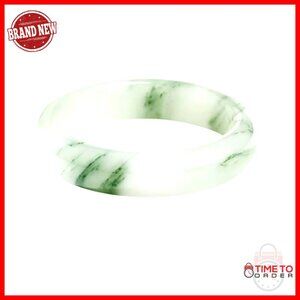 Natural Quartzite Jade Bangle Bracelet Traditional Chinese Feng Shui Elegant